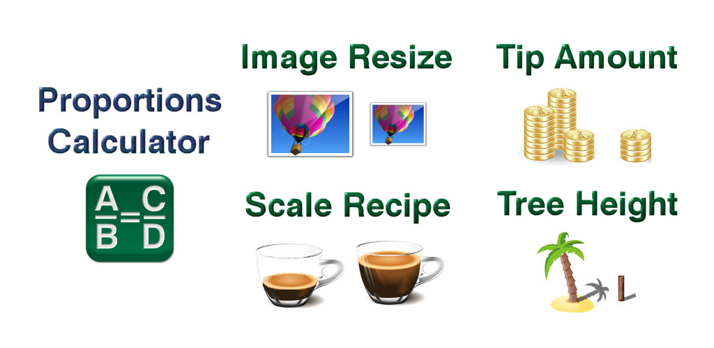 Proportions Calculator features