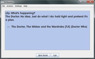 Quote from Doctor Who